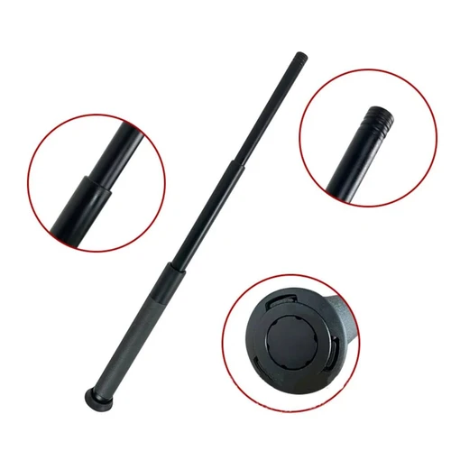 Bâton télescopique extensible flexible de protection personnelle légère et tactique